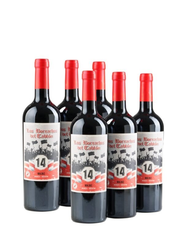 Caja 6 botellas de vino.